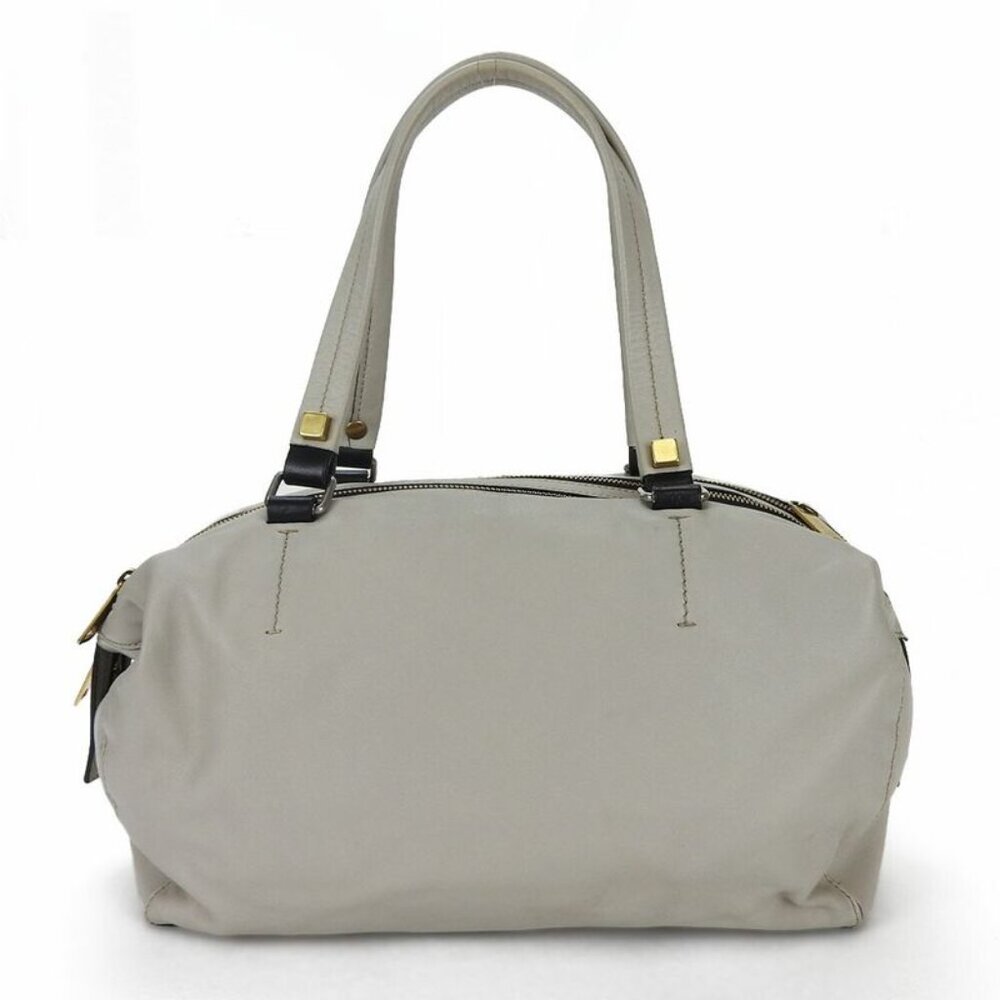 Celine Handbag Marine fts.08 gc Leather Light Grey Small Boston - Picture 2 of 9
